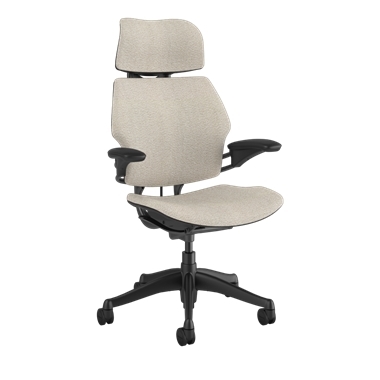 Freedom Task Chair with Headrest, Elle 0200, Graphite Frame