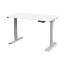 EFloat Go 2.0, 584 mm X 1168 mm Black Laminate Top And Silver Base