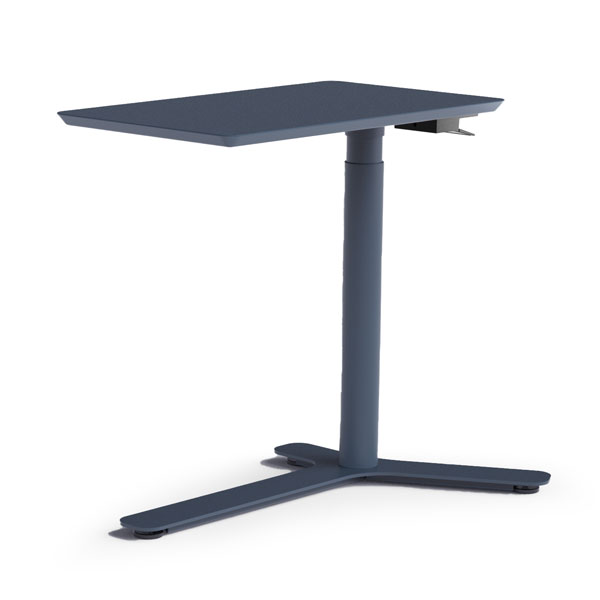 Float Mini, Slate Blue - Painted Wood Top, Slate Blue Base