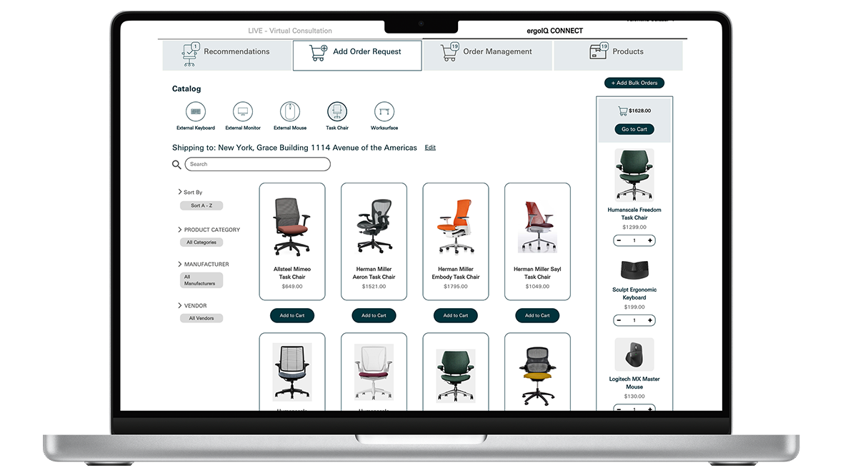 ergoIQ learn UI
